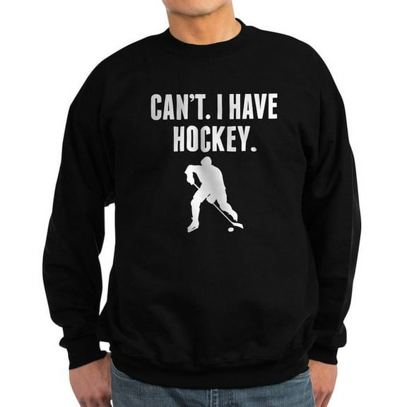 CafePress - Cant I Have Hockey Sweatshirt - Classic Crew Neck Sweatshirt