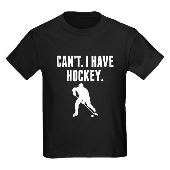 CafePress - Cant I Have Hockey T Shirt - Dark T-Shirt Kids XS-XL