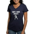 thumbnail image 1 of CafePress - Cant I Have Hockey T Shirt - Women's V-Neck Dark T-Shirt, 1 of 4
