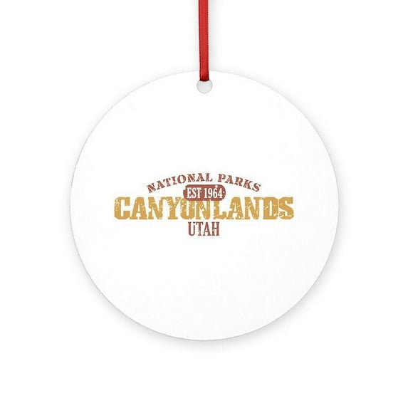 CafePress - Canyonlands National Park UT - Round Wood Ornament 4"
