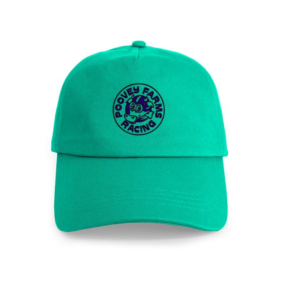 CafePress - Cap,Hat, Poovey, Farms, Poovey Farms Racing, Arche - Adjustable 100% Brushed Unisex Casual Cotton Baseball Cap, Beige, 1