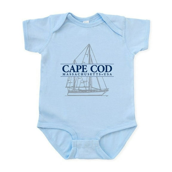 CafePress - Cape Cod Infant Bodysuit - Baby Light Bodysuit, Size Newborn - 24 Months