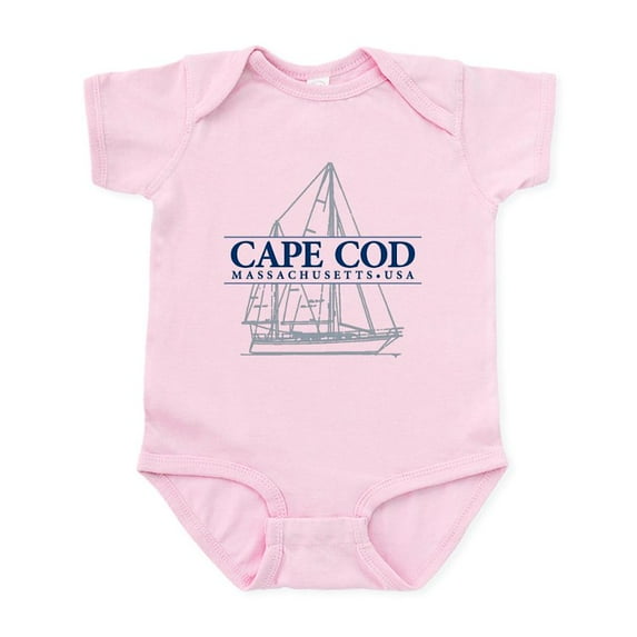 CafePress - Cape Cod Infant Bodysuit - Baby Light Bodysuit, Size Newborn - 24 Months