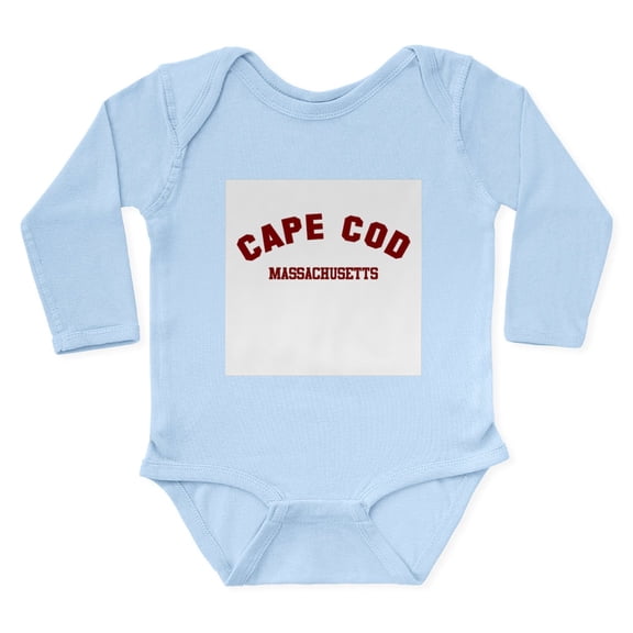 CafePress - Cape Cod Long Sleeve Infant Bodysuit - Long Sleeve Cotton Baby Bodysuit