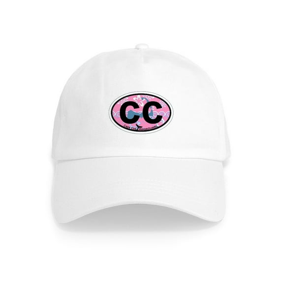 CafePress - Cape Cod MA Oval Design Cap - Adjustable 100% Brushed Unisex Casual Cotton Baseball Cap, Beige, 1