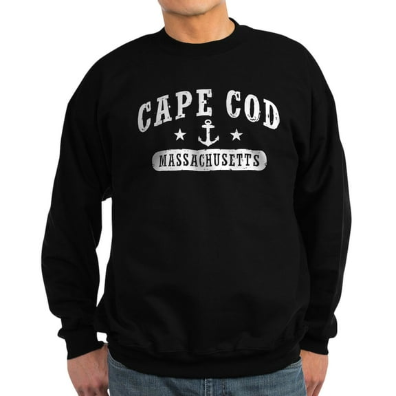 CafePress - Cape Cod Massachusetts Sweatshirt (Dark) - Classic Crew Neck Sweatshirt