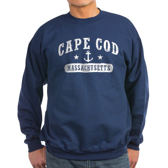 CafePress - Cape Cod Massachusetts Sweatshirt (Dark) - Classic Crew Neck Sweatshirt