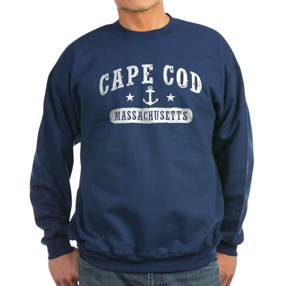 CafePress - Cape Cod Massachusetts Sweatshirt (Dark) - Classic Crew Neck Sweatshirt