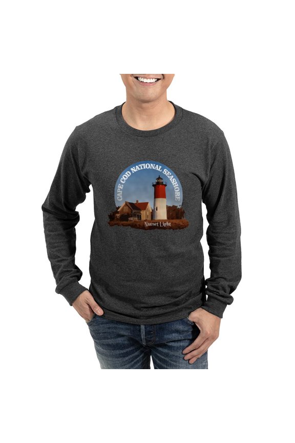 - Cape Cod National Seashore Long Sleeve T Shirt - Long Sleeve Dark T-Shirt