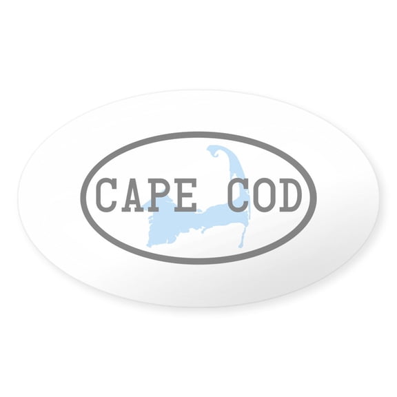 CafePress - Cape Cod - Sticker (Oval)