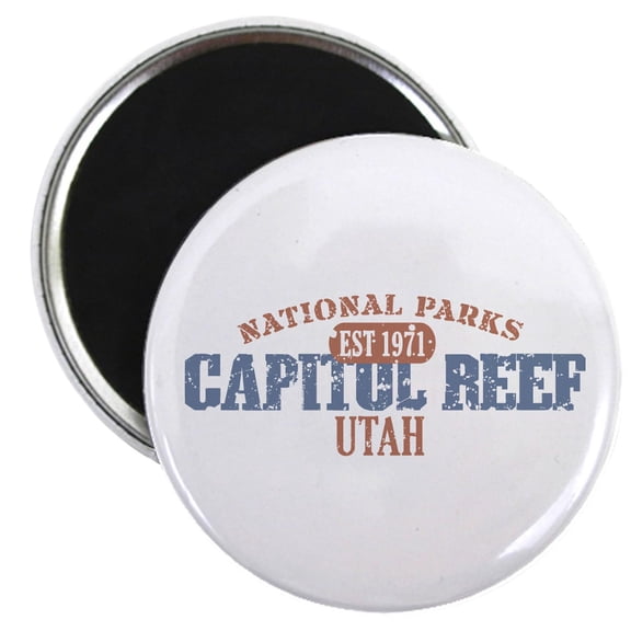 CafePress - Capitol Reef National Park UT Magnet - 2.25" Round Magnet, Refrigerator Magnet, Button Magnet Style