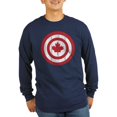 thumbnail image 1 of CafePress - Captain Canada Long Sleeve T Shirt - Long Sleeve Dark T-Shirt, 1 of 4