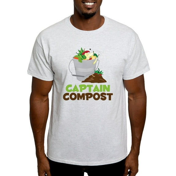CafePress - Captain Compost Light T Shirt - Men's Classic Graphic T-Shirt