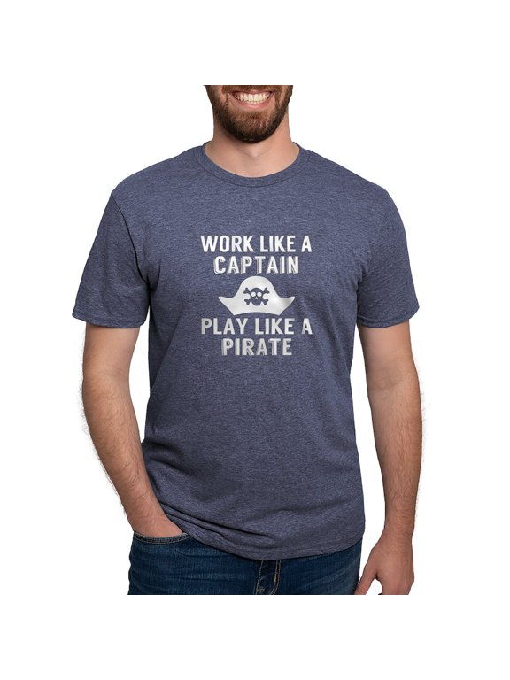 - Captain Dad Clothes Boat Apparel Novelty Gift T Sh - Mens Tri-blend T-Shirt