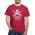 thumbnail image 1 of CafePress - Captain Dad T Shirt - Men's Classic Graphic Cotton T-Shirt, 1 of 4