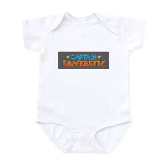 CafePress - Captain Fantastic Body Suit - Baby Light Bodysuit, Size Newborn - 24 Months