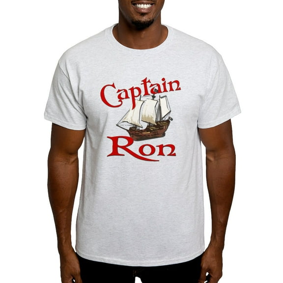 CafePress - Captain Ron Light T Shirt - Men's Classic Graphic T-Shirt