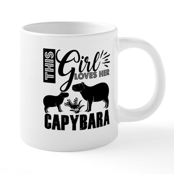 CafePress - Capybara Mugs - 20 Oz White Ceramic Mega Mug
