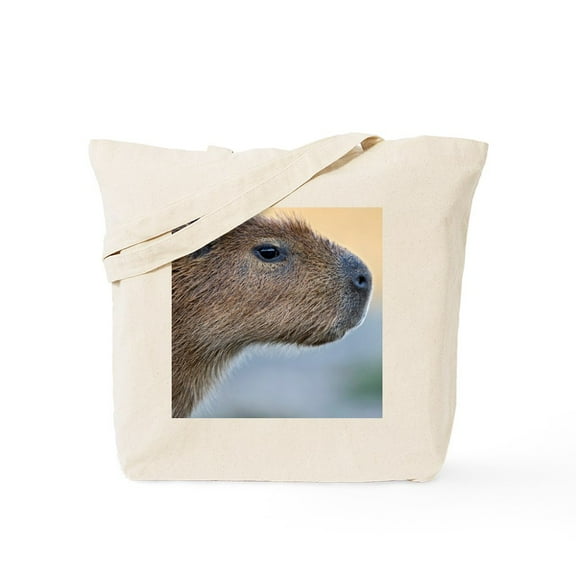 CafePress - Capybara Tote Bag - Unisex Canvas Tote Bag, Beige, 1-Piece