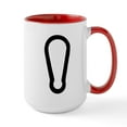 thumbnail image 1 of CafePress - Carabiner Icon Large Mug - 15 oz Ceramic Large White Novelty Mug, 1 of 4