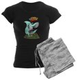 thumbnail image 1 of CafePress - Card Shark Women's Dark Pajamas - Women's Short Sleeve Print T-Shirt and Pants Dark Cotton Pajama Set, 1 of 7