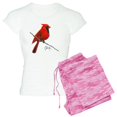 thumbnail image 1 of CafePress - Cardinal (2) Women's Light Pajamas - Women's Short Sleeve Print T-Shirt and Pants Light Cotton Pajama Set, 1 of 7