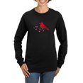 thumbnail image 1 of CafePress - Cardinal Bird Branch Women's Long Sleeve T Shirt - Women's Long Sleeve Graphic Tee Casual Fit, 1 of 4