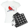 thumbnail image 1 of CafePress - Cardinal Painting Women's Light Pajamas - Women's Short Sleeve Print T-Shirt and Pants Light Cotton Pajama Set, 1 of 7