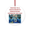 thumbnail image 1 of CafePress - Cardiology -  Round Wood Ornament 4", 1 of 2