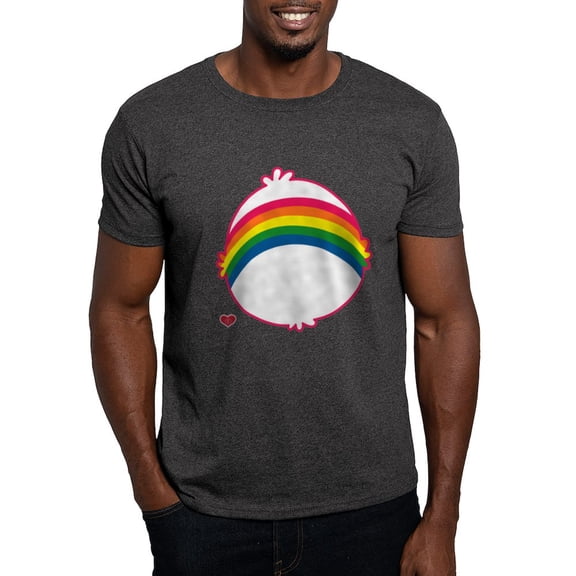 CafePress - Carebear Rainbow T Shirt - Men's Classic Graphic Cotton T-Shirt