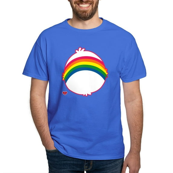 CafePress - Carebear Rainbow T Shirt - Men's Classic Graphic Cotton T-Shirt