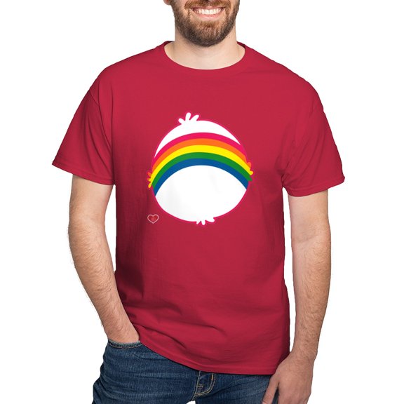 CafePress - Carebear Rainbow T Shirt - Men's Classic Graphic Cotton T-Shirt