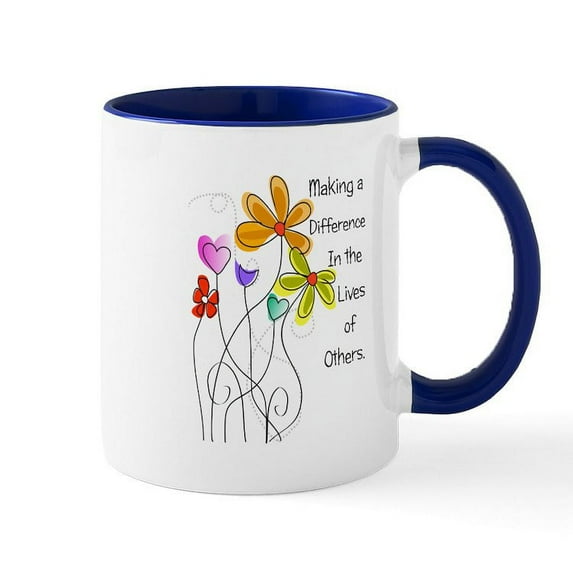 CafePress - Caregiver Mugs - 11 oz Ceramic Mug - Novelty Coffee Tea Cup