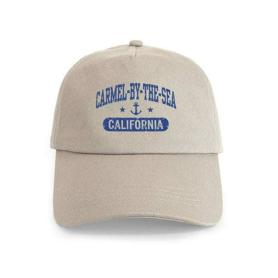 CafePress - Carmel By The Sea California Cap - Adjustable 100% Brushed Unisex Casual Cotton Baseball Cap, Beige, 1