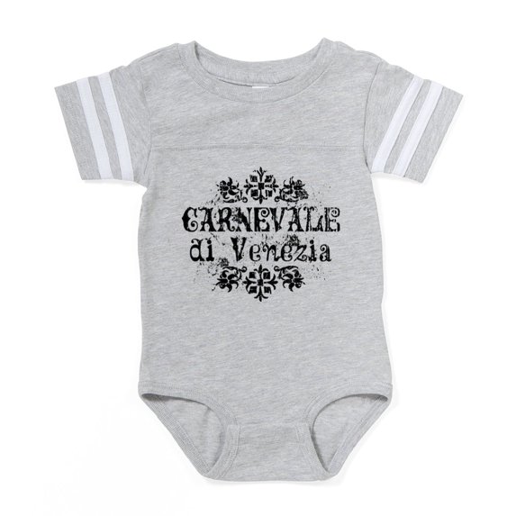 CafePress - Carnevale Di Venezia_Bl - Cute Infant Baby Football Bodysuit