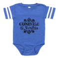 thumbnail image 1 of CafePress - Carnevale Di Venezia_Bl - Cute Infant Baby Football Bodysuit, 1 of 3