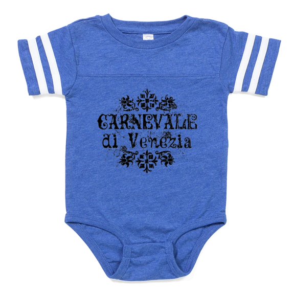 CafePress - Carnevale Di Venezia_Bl - Cute Infant Baby Football Bodysuit
