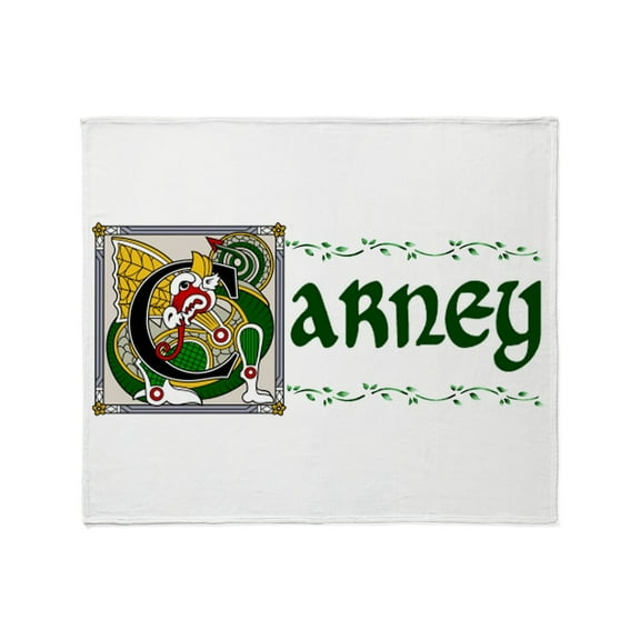 CafePress - Carney Celtic Dragon Throw Blanket - Soft Fleece Throw Blanket, 50"x60" for All Ages