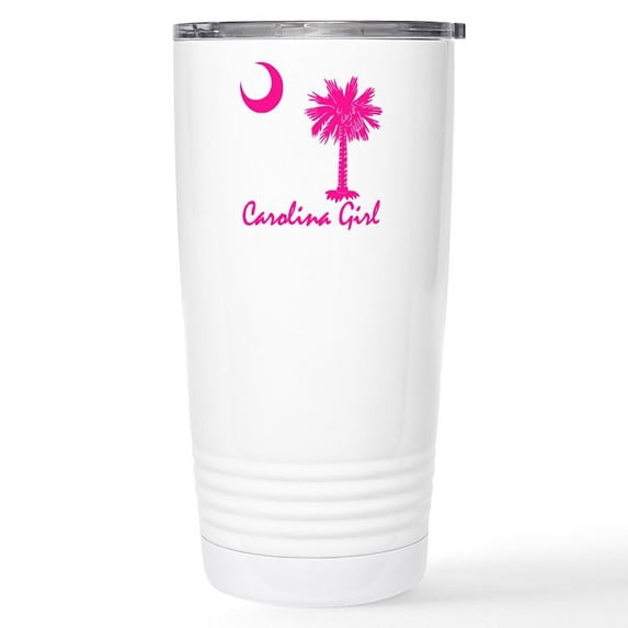 CafePress - Carolina Girl Stainless Steel Travel Mug - Insulated Stainless Steel Travel Tumbler 20 oz.