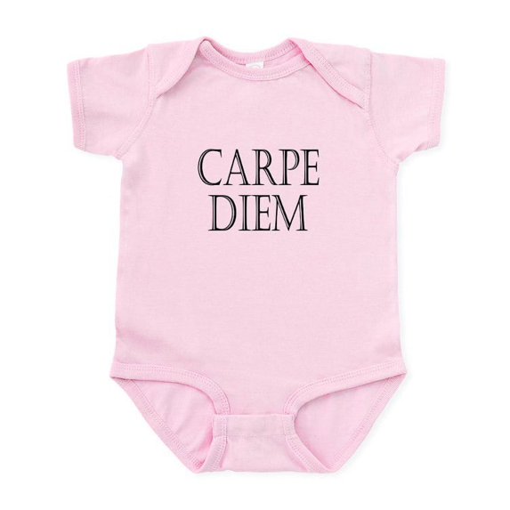 CafePress - Carpe Diem Infant Bodysuit - Baby Light Bodysuit, Size Newborn - 24 Months