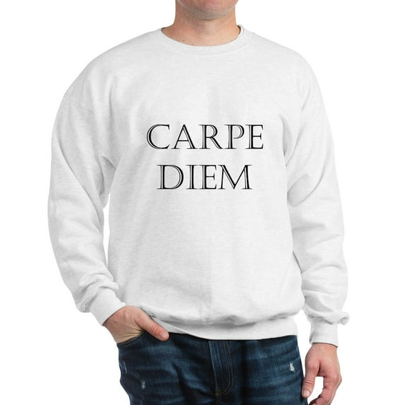 CafePress - Carpe Diem Sweatshirt - Crew Neck Sweatshirt