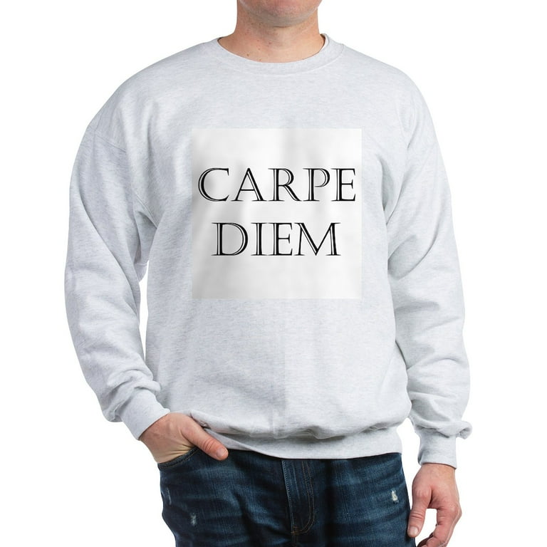 CafePress Carpe Diem Sweatshirt Crew Neck Sweatshirt