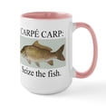 thumbnail image 1 of CafePress - Carpecarp Mugs - 15 oz Ceramic Large White Novelty Mug, 1 of 4