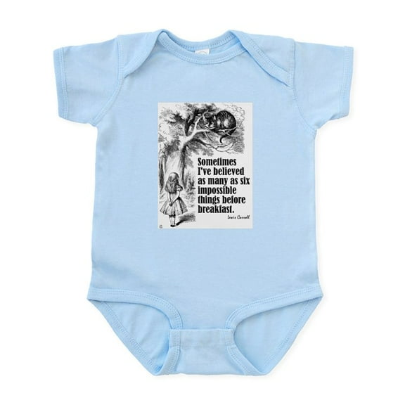 CafePress - Carroll I've Believed Infant Bodysuit - Baby Light Bodysuit, Size Newborn - 24 Months