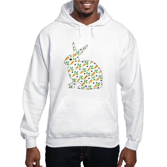 CafePress - Carrot Calico Rabbit Hooded Sweatshirt - Pullover Hoodie, Hooded Sweatshirt