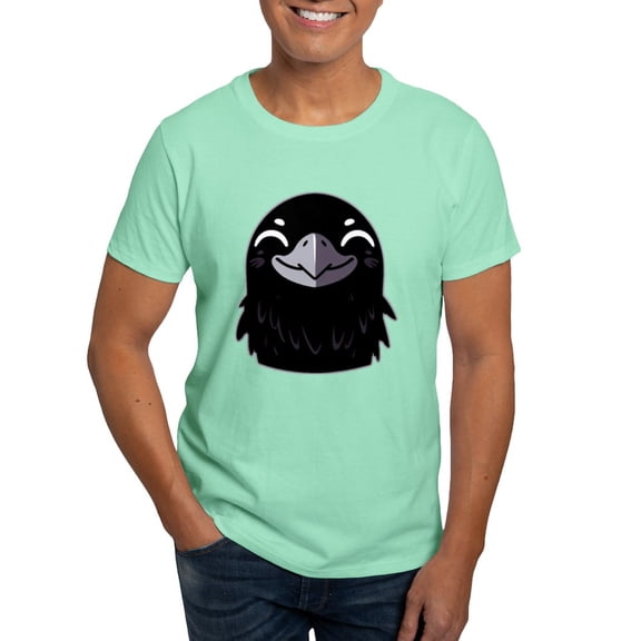 CafePress - Cartoon Raven Smiling Men's Value T Shirt - Men's Classic Graphic Cotton T-Shirt