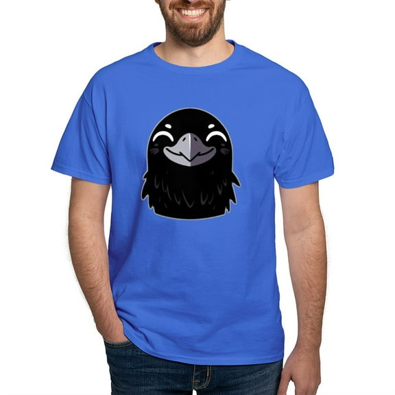 CafePress - Cartoon Raven Smiling Men's Value T Shirt - Men's Classic Graphic Cotton T-Shirt