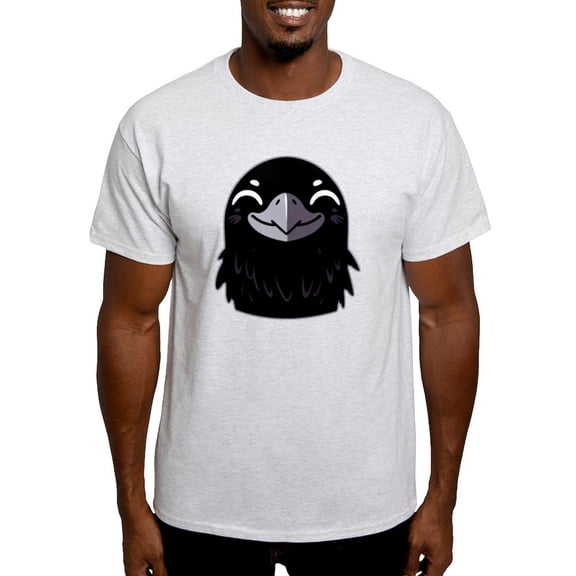 CafePress - Cartoon Raven Smiling Men's Value T Shirt - Men's Classic Graphic T-Shirt