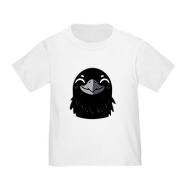 CafePress - Cartoon Raven Smiling Toddler T Shirt - Cute Toddler T-Shirt, 100% Cotton