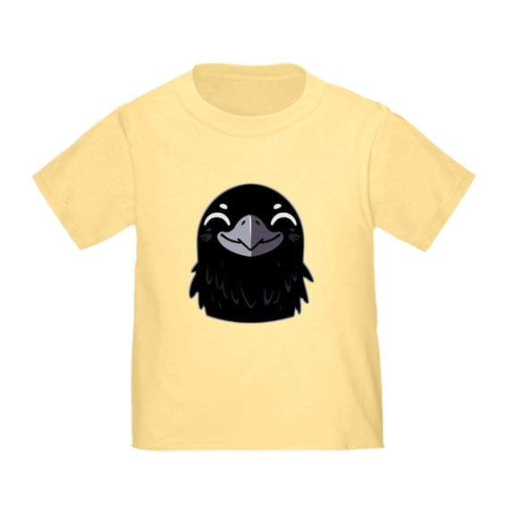 CafePress - Cartoon Raven Smiling Toddler T Shirt - Cute Toddler T-Shirt, 100% Cotton